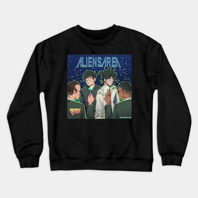 Aliens Area - Shonen Flop Crewneck Sweatshirt by Shonen Flop